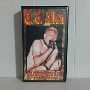 GG Allin Live In Milwaukee VHS Punk Rock Concert